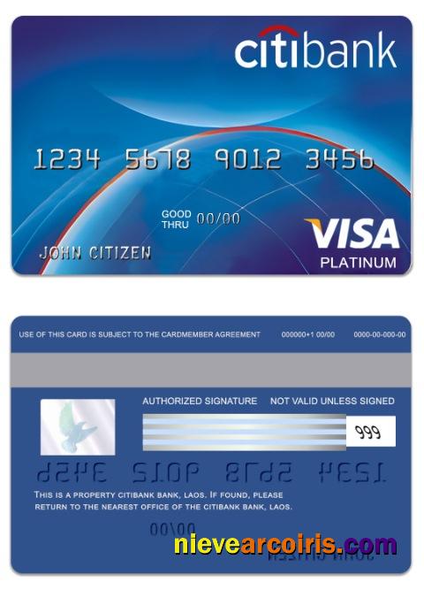Laos PayPower bank visa platinum card